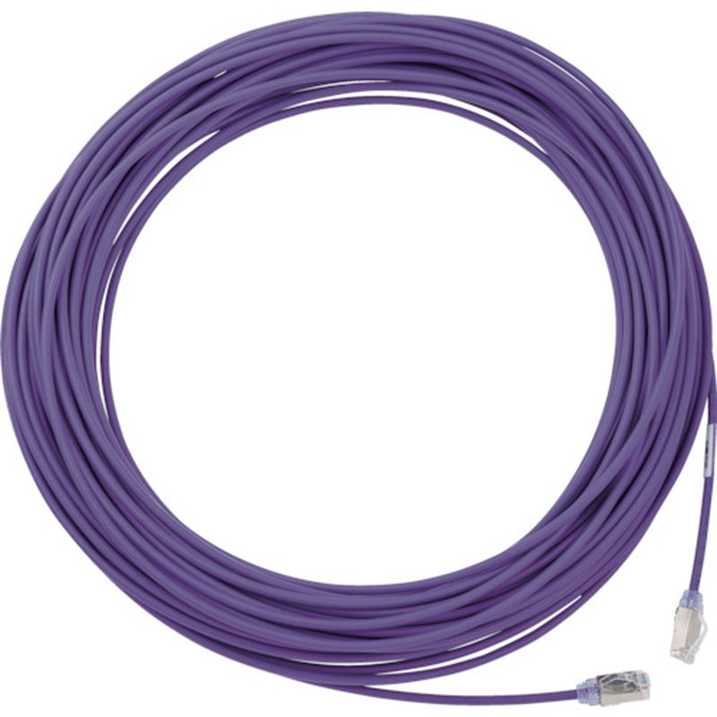 パンドウィット STP28X20MVL カテゴリ6A細径シールドパッチコード 20m 紫