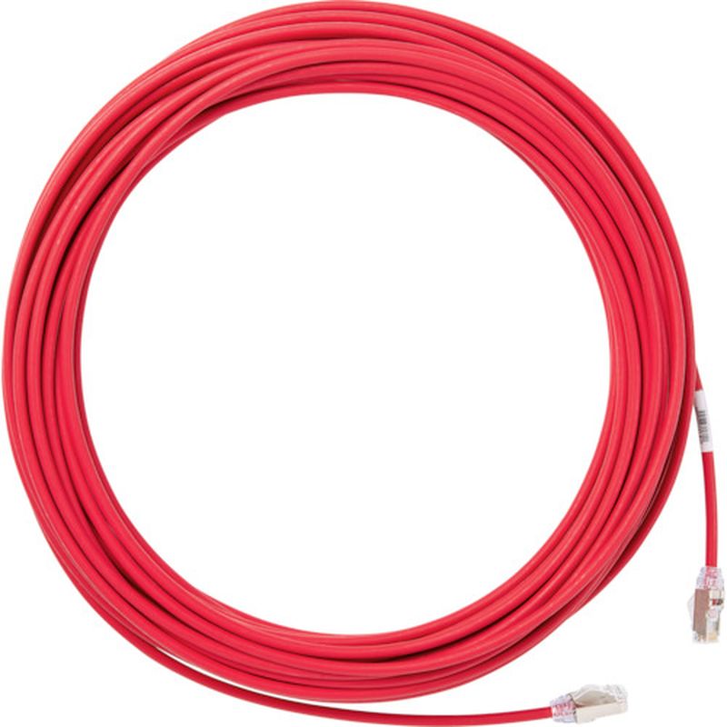 パンドウィット STP28X20MRD カテゴリ6A細径シールドパッチコード 20m 赤