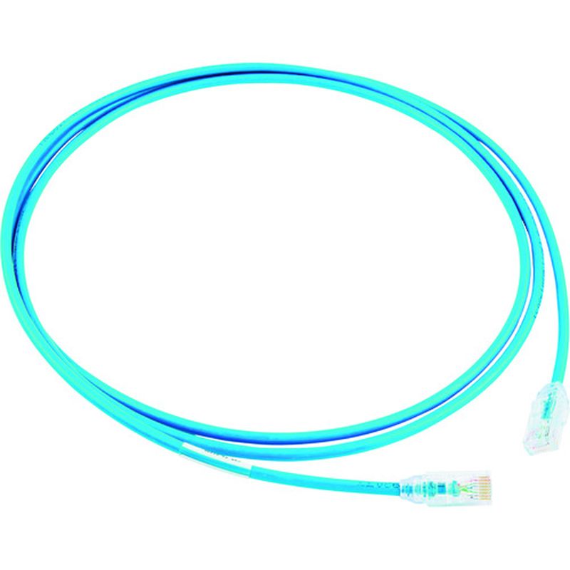 パンドウィット UTP28X0.5MBU カテゴリ6A細径パッチコード 0.5m 青