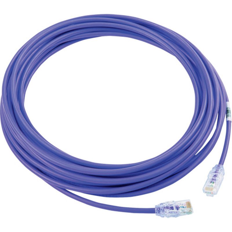 パンドウィット UTP28X10MVL カテゴリ6A細径パッチコード 10m 紫