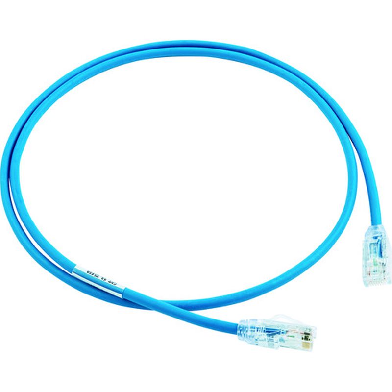 パンドウィット UTP28X1MBU カテゴリ6A細径パッチコード 1m 青