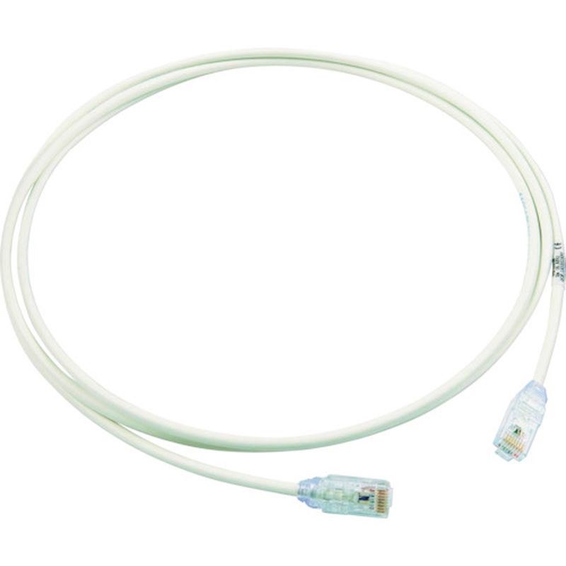 パンドウィット UTP28X2M カテゴリ6A細径パッチコード 2m オフホワイト