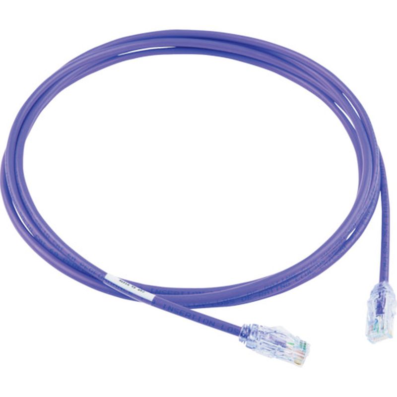 パンドウィット UTP28X3MVL カテゴリ6A細径パッチコード 3m 紫