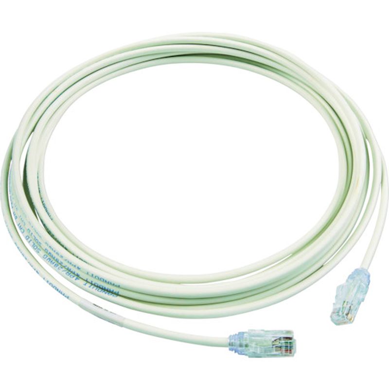 パンドウィット UTP28X5M カテゴリ6A細径パッチコード 5m オフホワイト