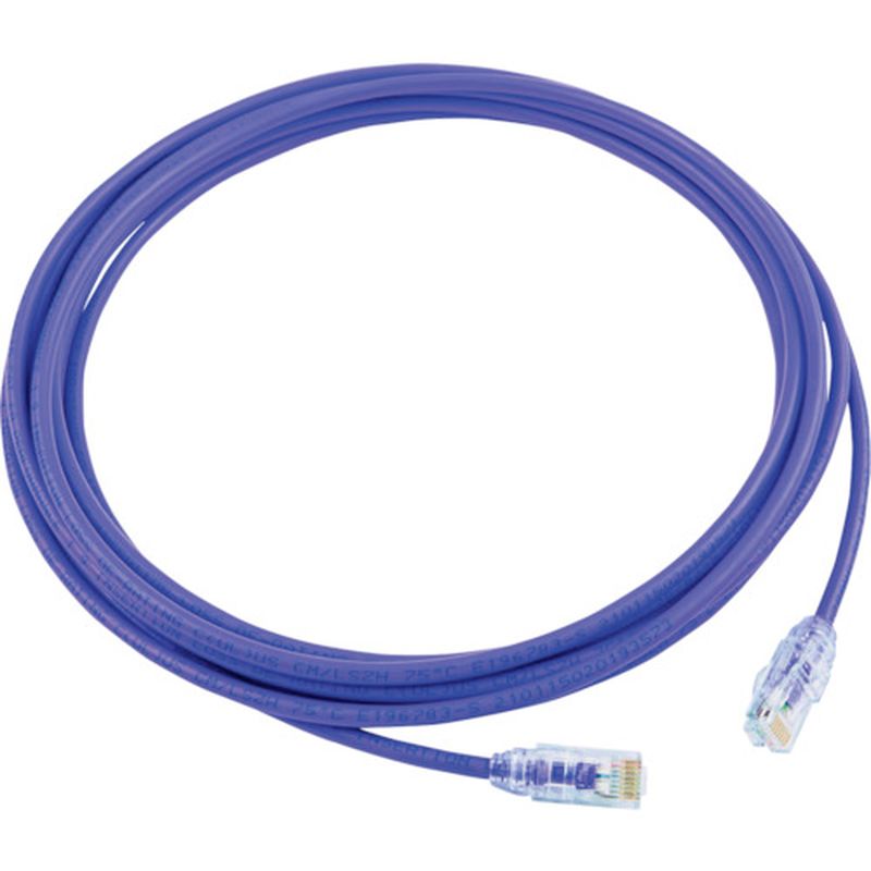 パンドウィット UTP28X5MVL カテゴリ6A細径パッチコード 5m 紫