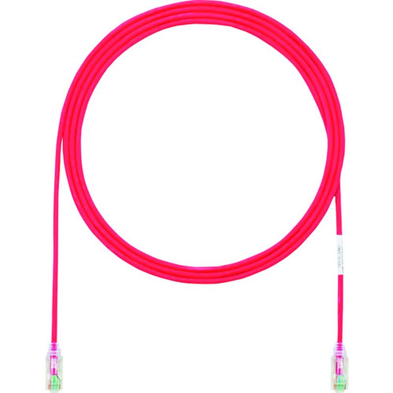 パンドウィット UTP28SP0.5MRD カテゴリ6細径パッチコード 0.5m 赤