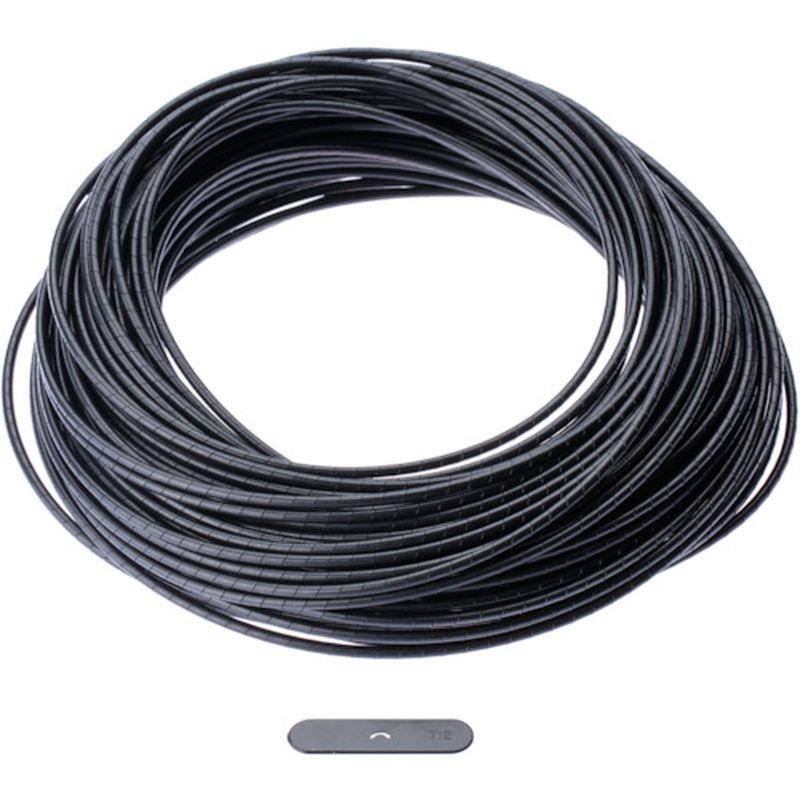 パンドウィット T100P-C0 スパイラルラッピング 耐候性ポリプロピレン 黒