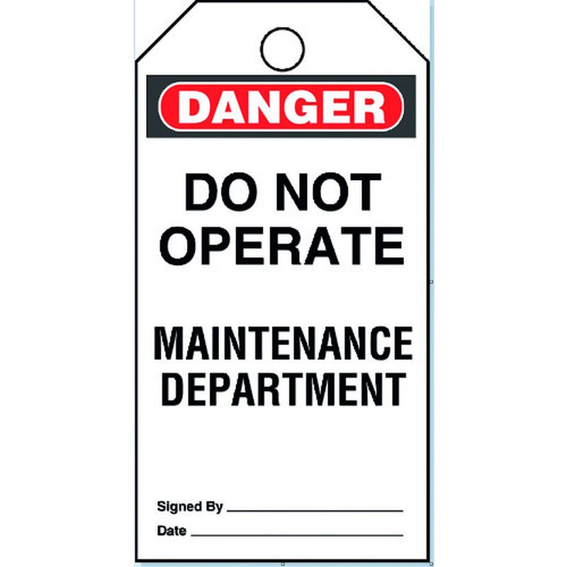パンドウィット PVT-44 セーフティタグ DO NOT OPERATE