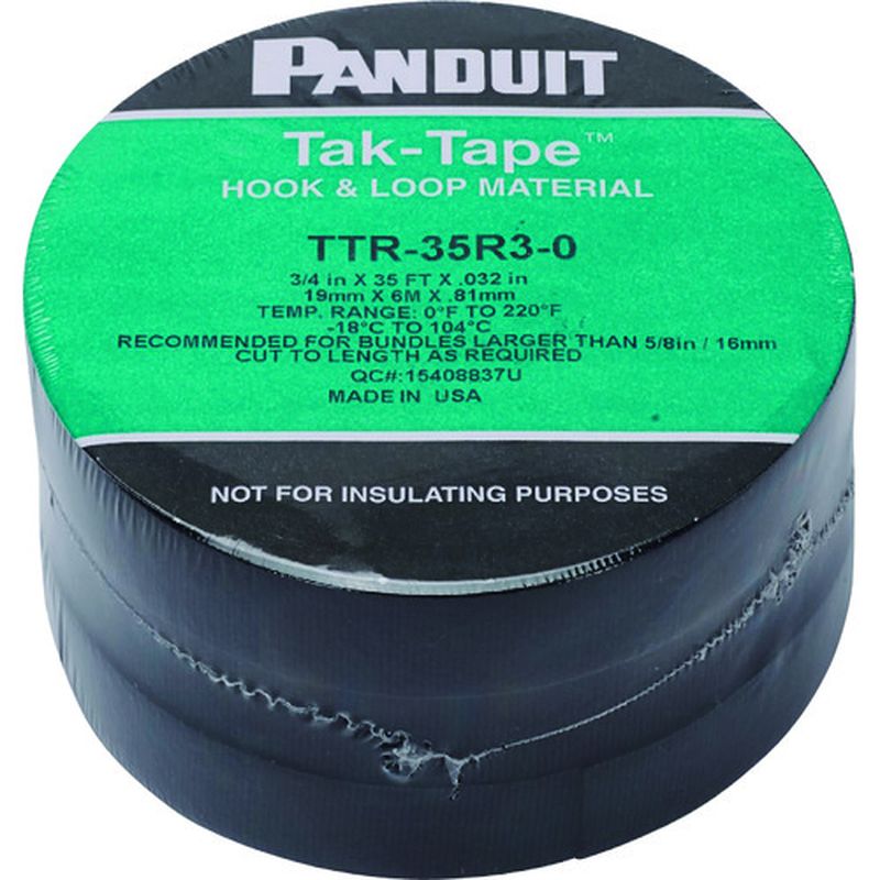 パンドウィット TTR-35R3-0 タックテープ ロールタイプ10.7mX3巻入り