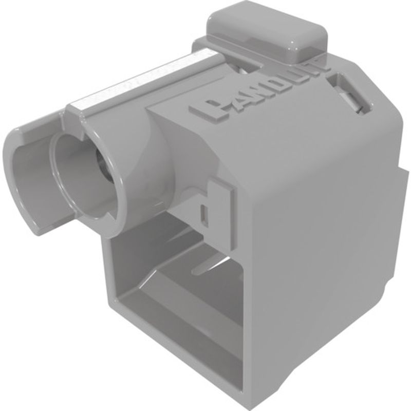 パンドウィット PSL-DCPLRE-IG パッチコードロック LANケーブルロック ライトグレー 10個入