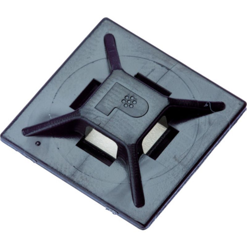 パンドウィット ABMM-AT-D0 マウントベース アクリル系粘着テープ 耐候性黒 500個入