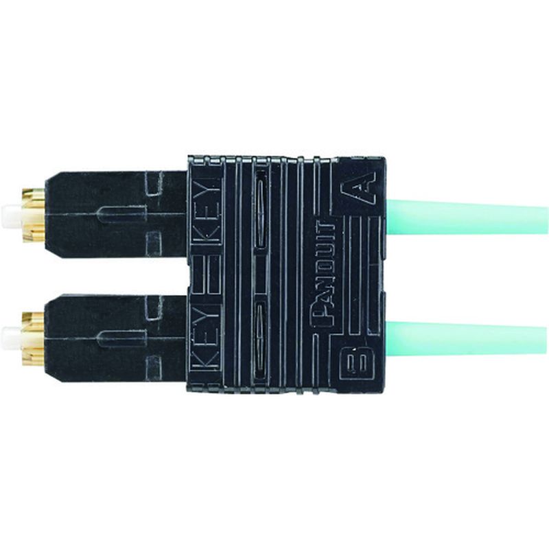 パンドウィット FSC2DMCXAQ 研磨済みSC光コネクタ デュプレックス アクア