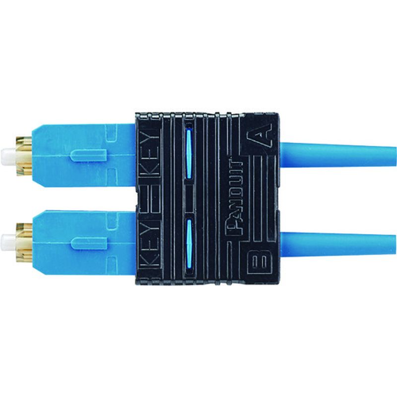 パンドウィット FSC2DSCBU 研磨済みSC光コネクタ デュプレックス 青