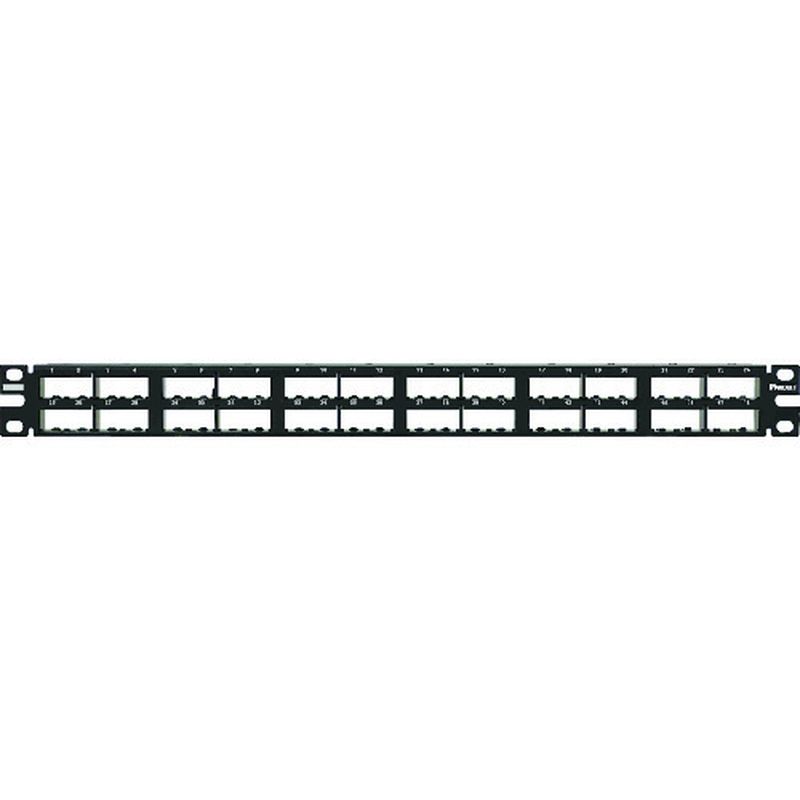 パンドウィット CPP48HDEWBL 高密度モジュラーパッチパネル枠 48ポート