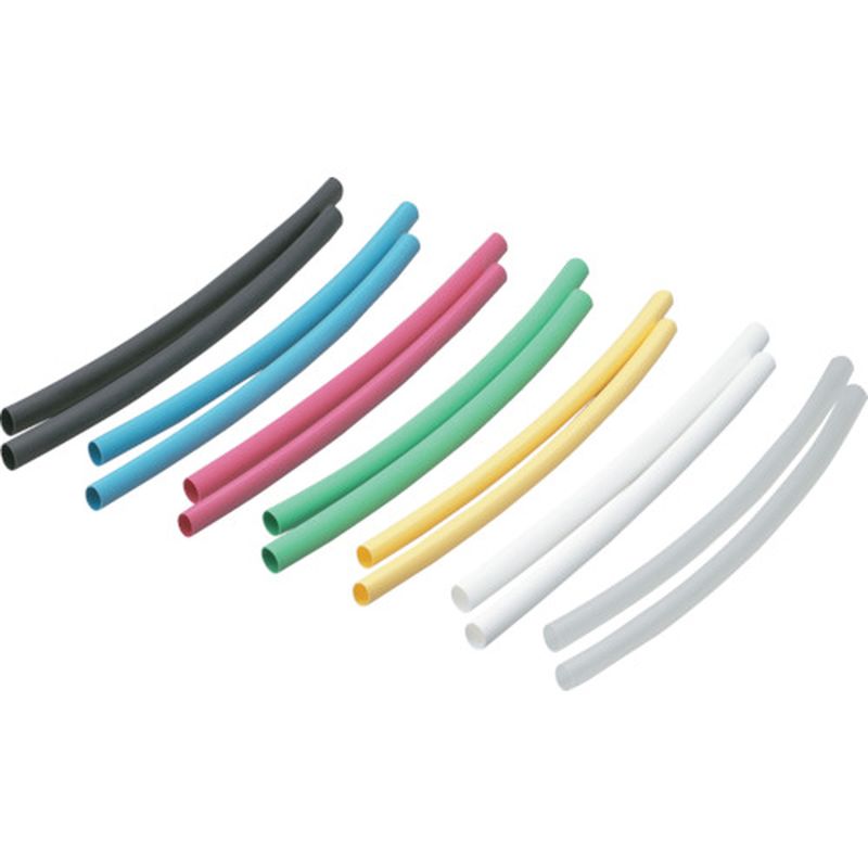 パンドウィット HSTT50-YK1 熱収縮チューブ カラーコンビネーションパック 10本入