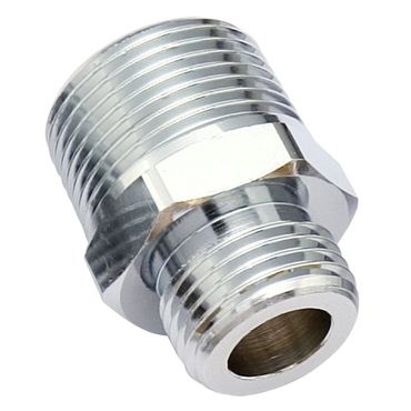 ゼンシン Z-407M 異径ニップル【C-3604BDメッキ付･外PT X 外PF】