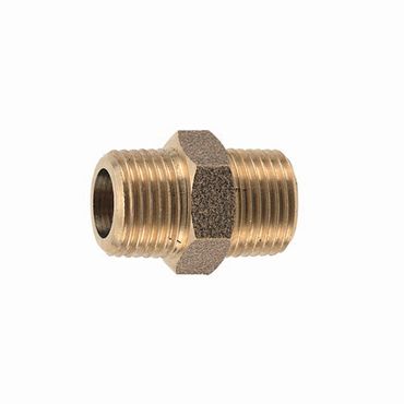 ミヤコ M154MN 砲金六角ニップル(青銅製)