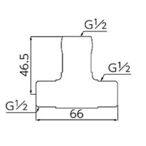 ミヤコ M149GBM 外ネジチーズ 青銅 上ナット付 - 画像2