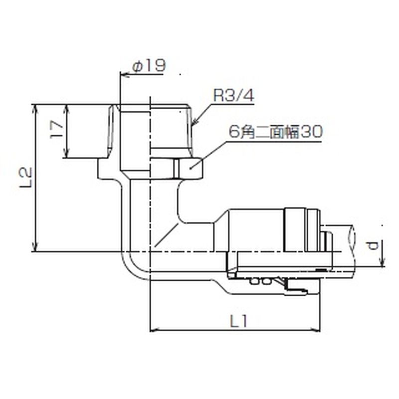 717706 オスエルボ QSJ3(PEX) - 画像2