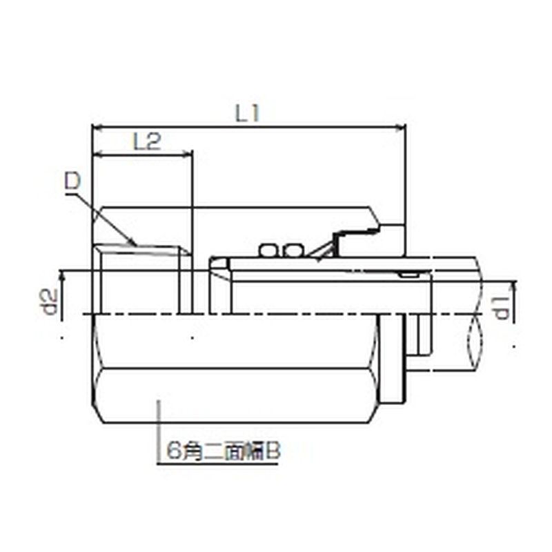 717802 メスアダプター QSJ3(共用) - 画像2