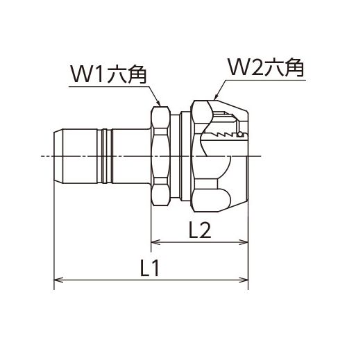 HJ31 ポリ管変換アダプター HJ31型 - 画像2