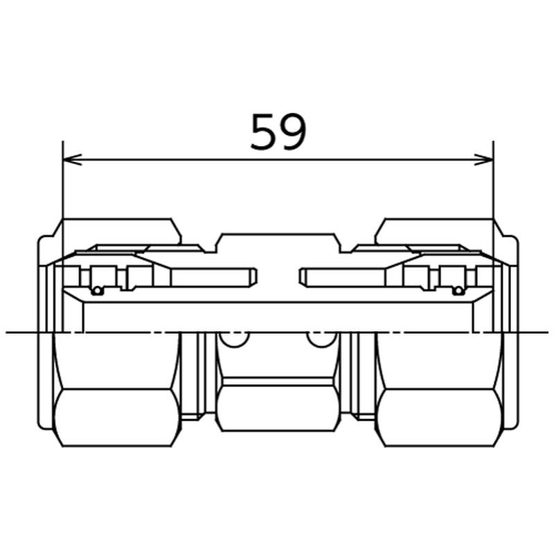 ROMJ3-13C ソケット 補修用ナット締め継手 ROMJ3型 - 画像2