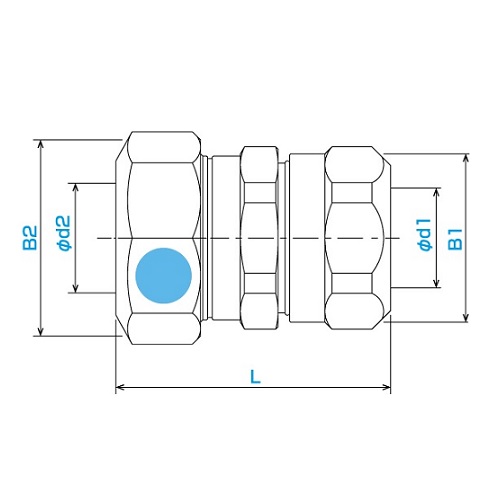 20EFXJ-SE e-フレキ変換継手 SE用 集合住宅パイプシャフト用 - 画像2
